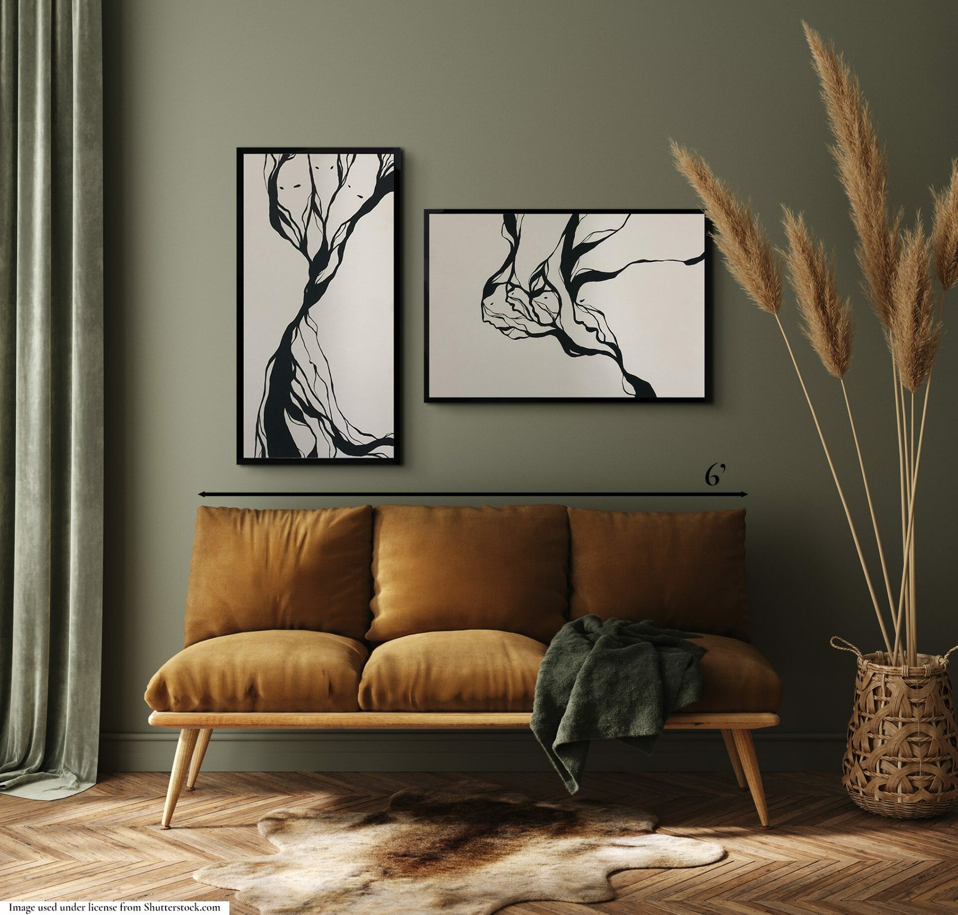 painting interior mockup