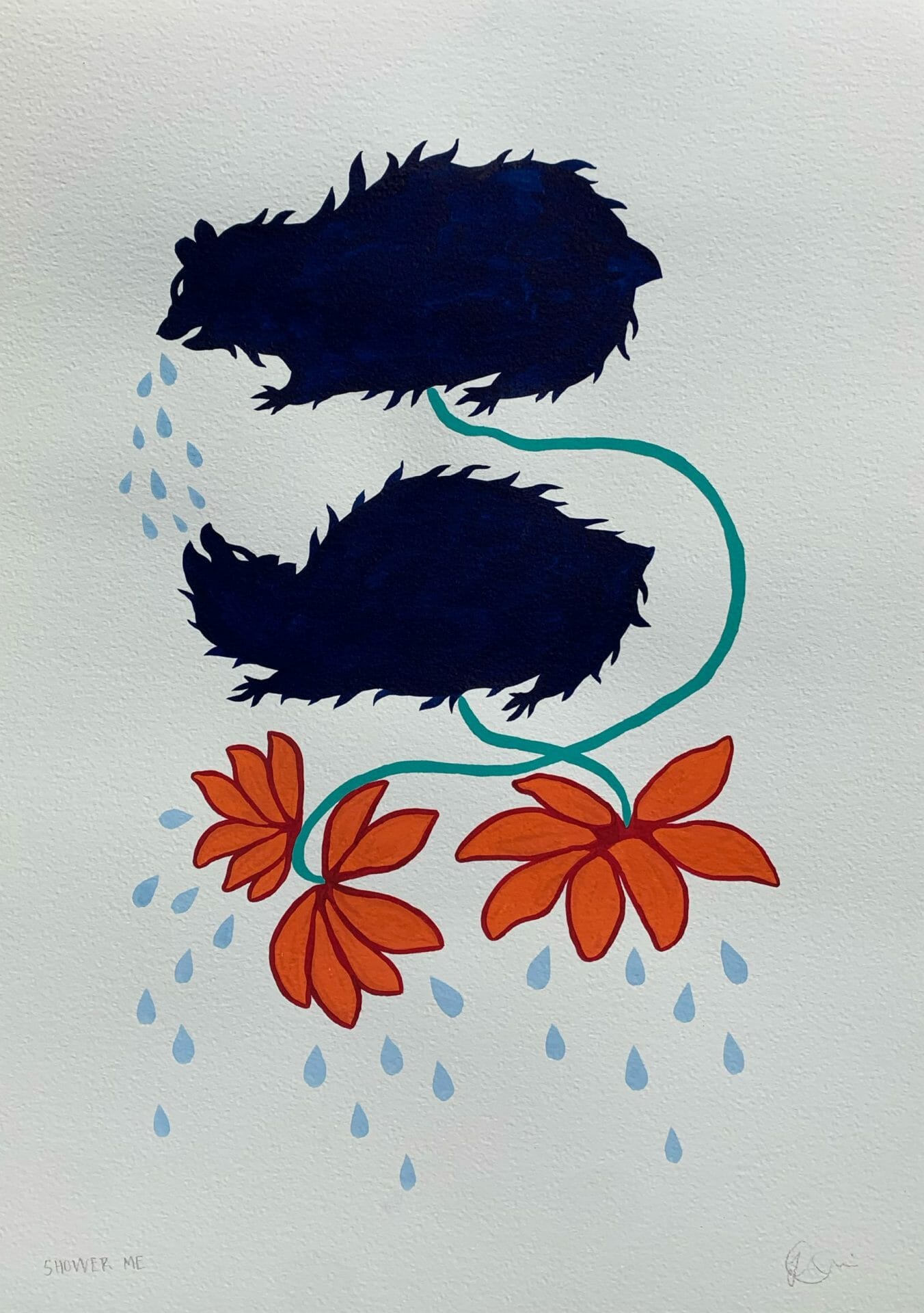 shower me painting image
