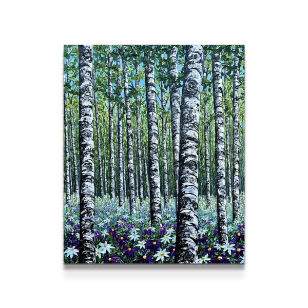 painting on white background