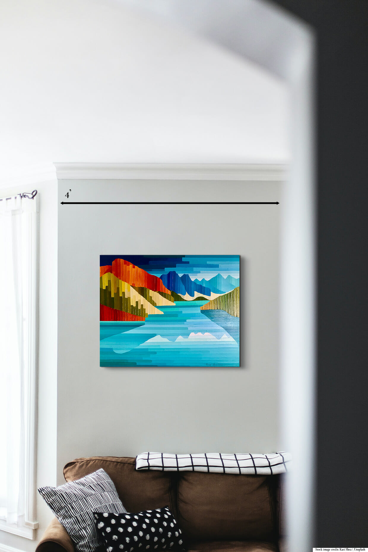 painting interior mockup