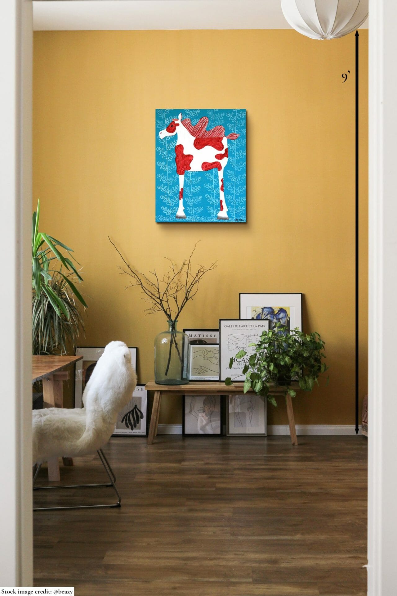 painting interior mockup