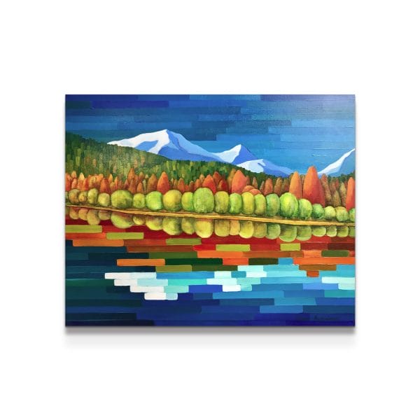 painting on white background