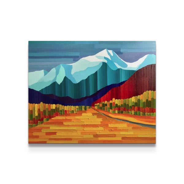 painting on white background