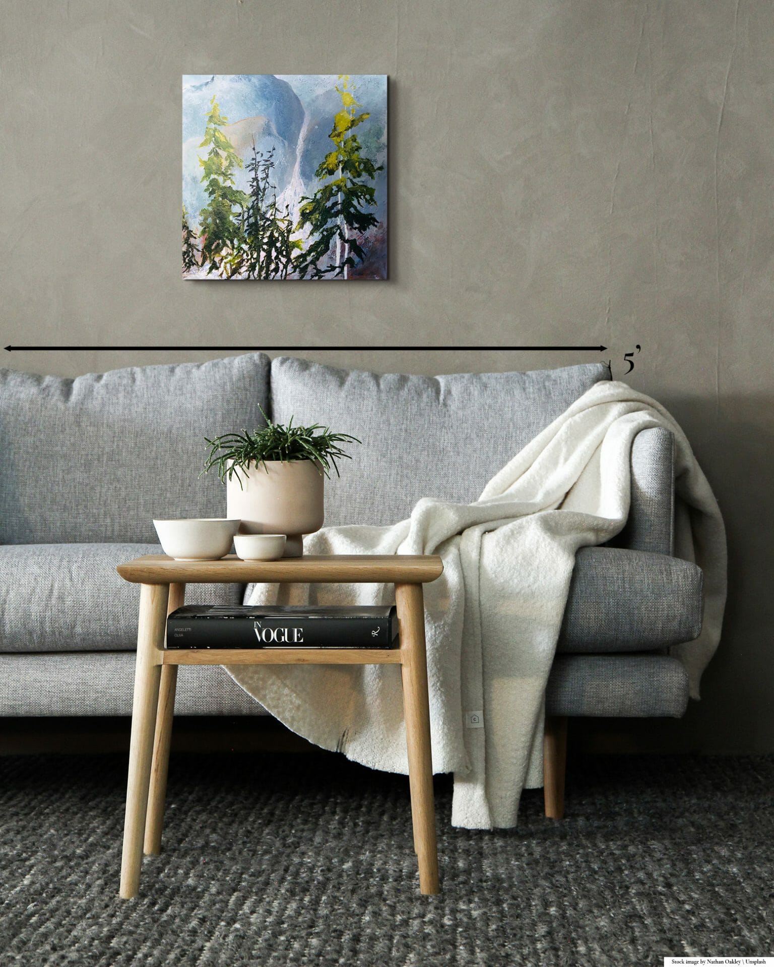 artwork interior mockup