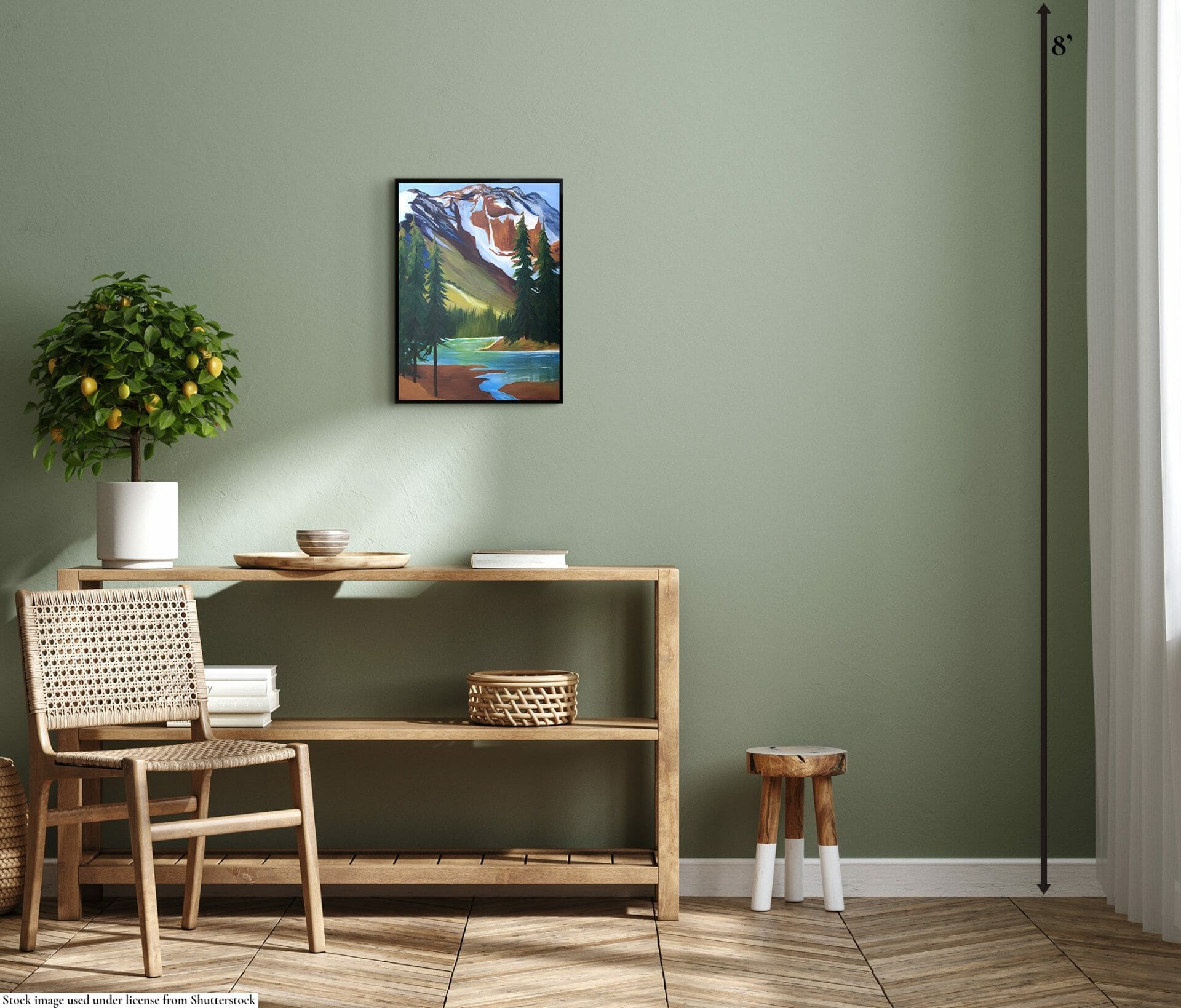 artwork interior mockup