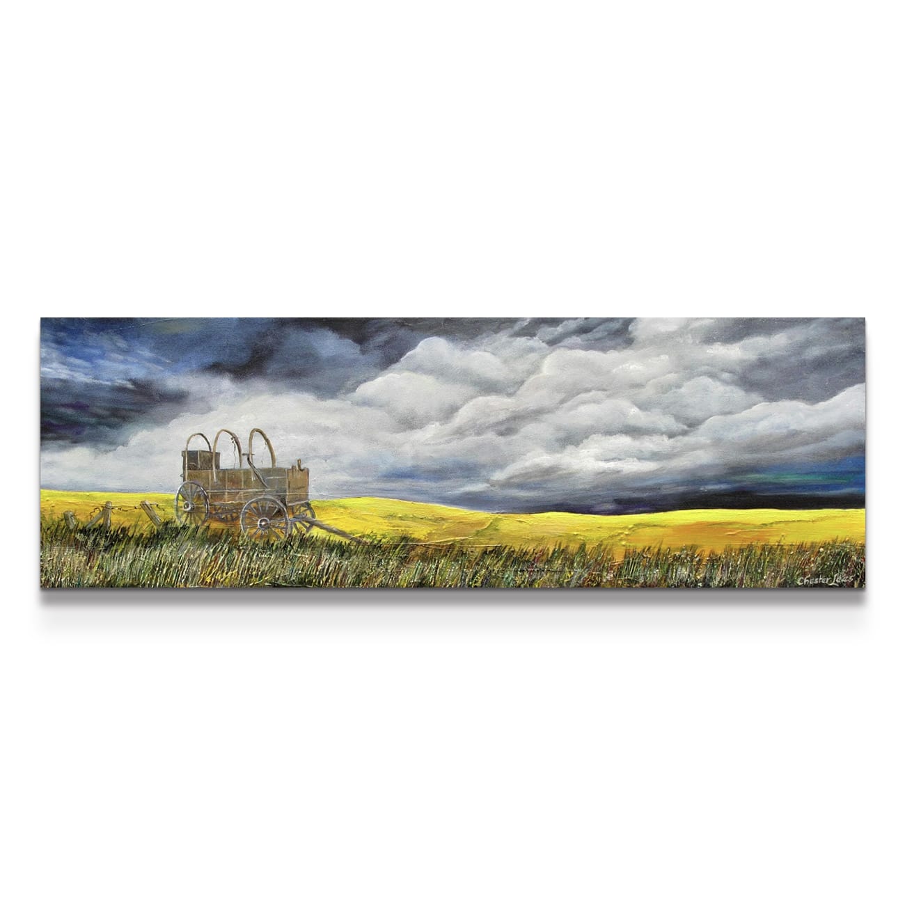painting on white background
