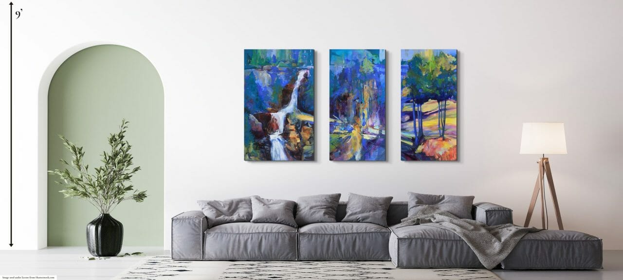 Untouched Places [Triptych] | ArtMatch Online Gallery