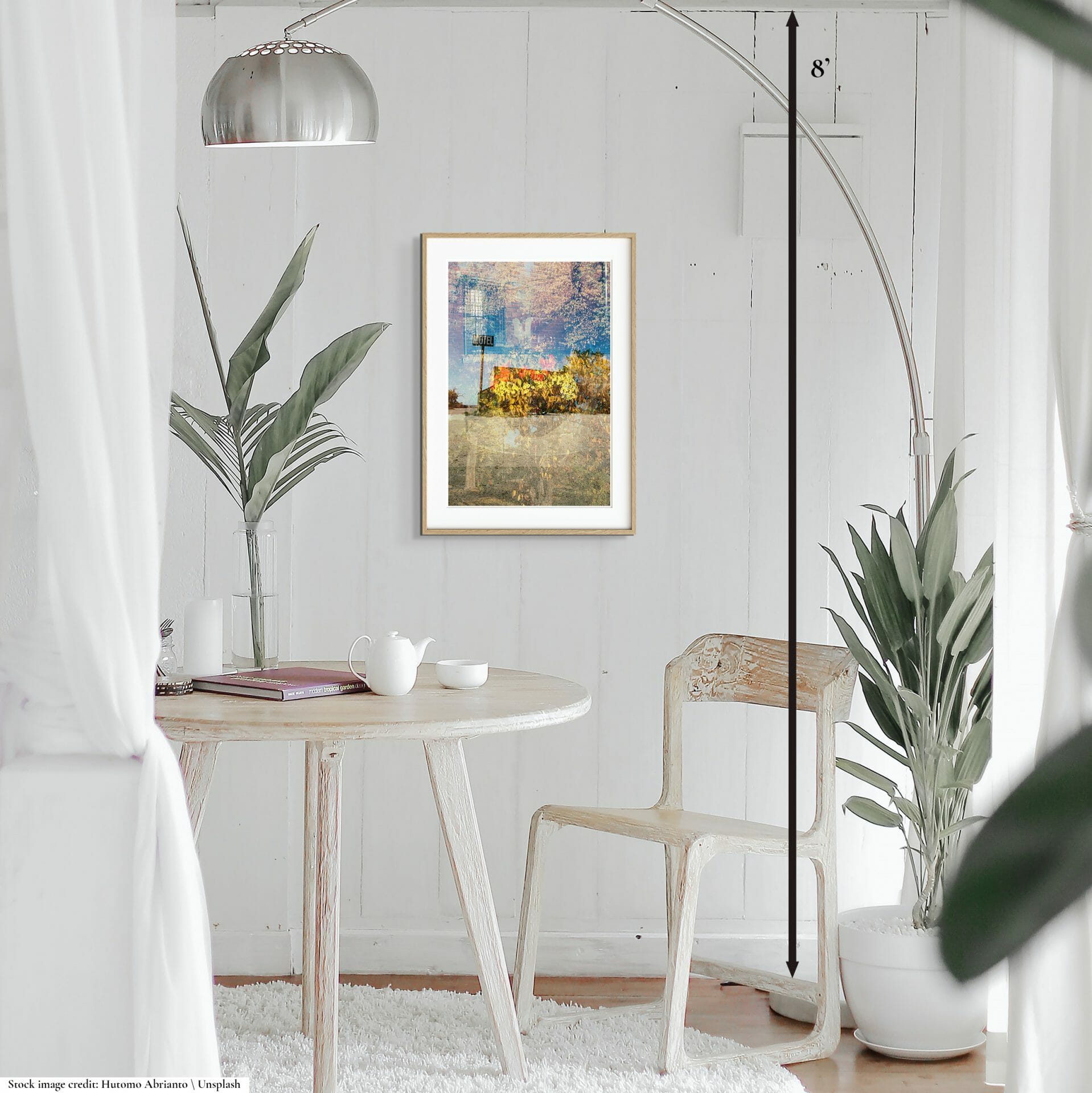 artwork mocked up in interior