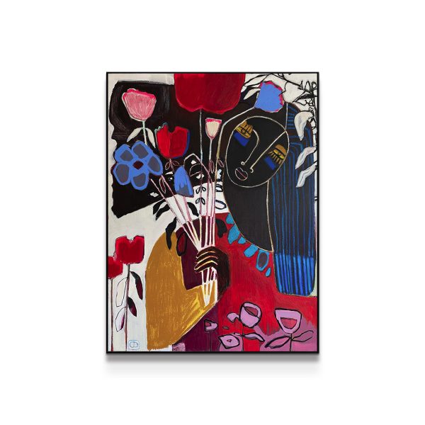 painting on white background