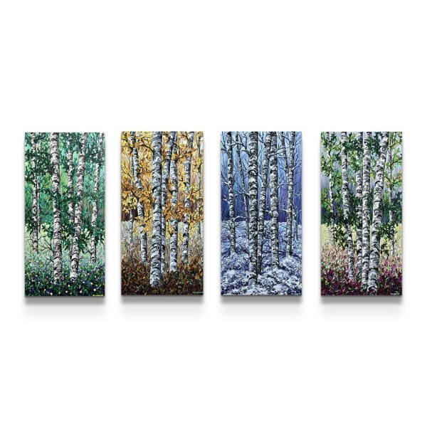painting on white background