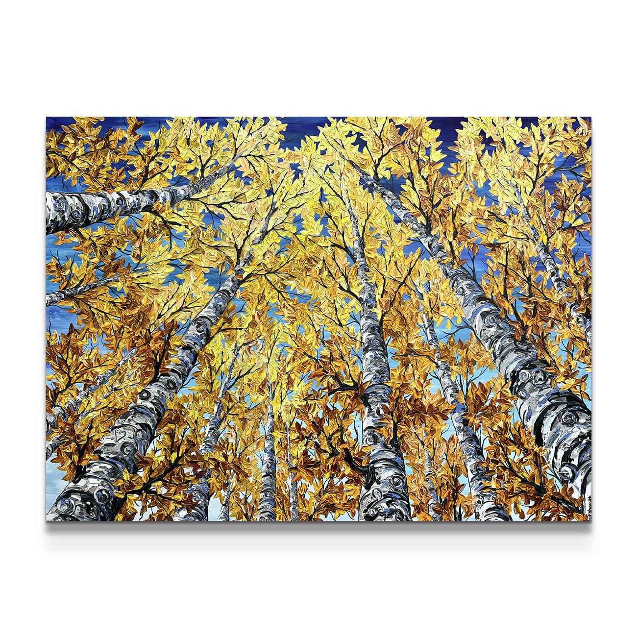 painting on white background