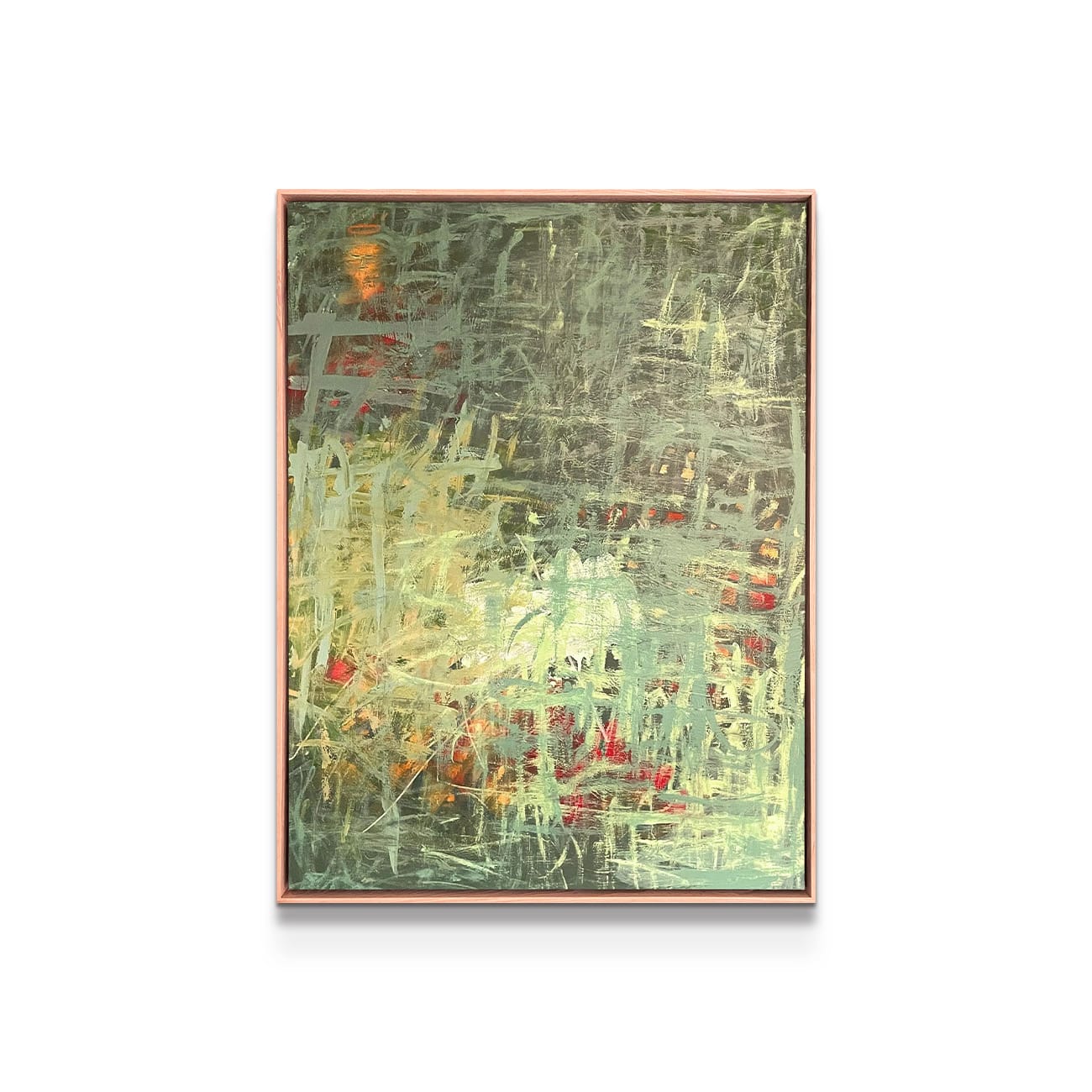 painting on white background