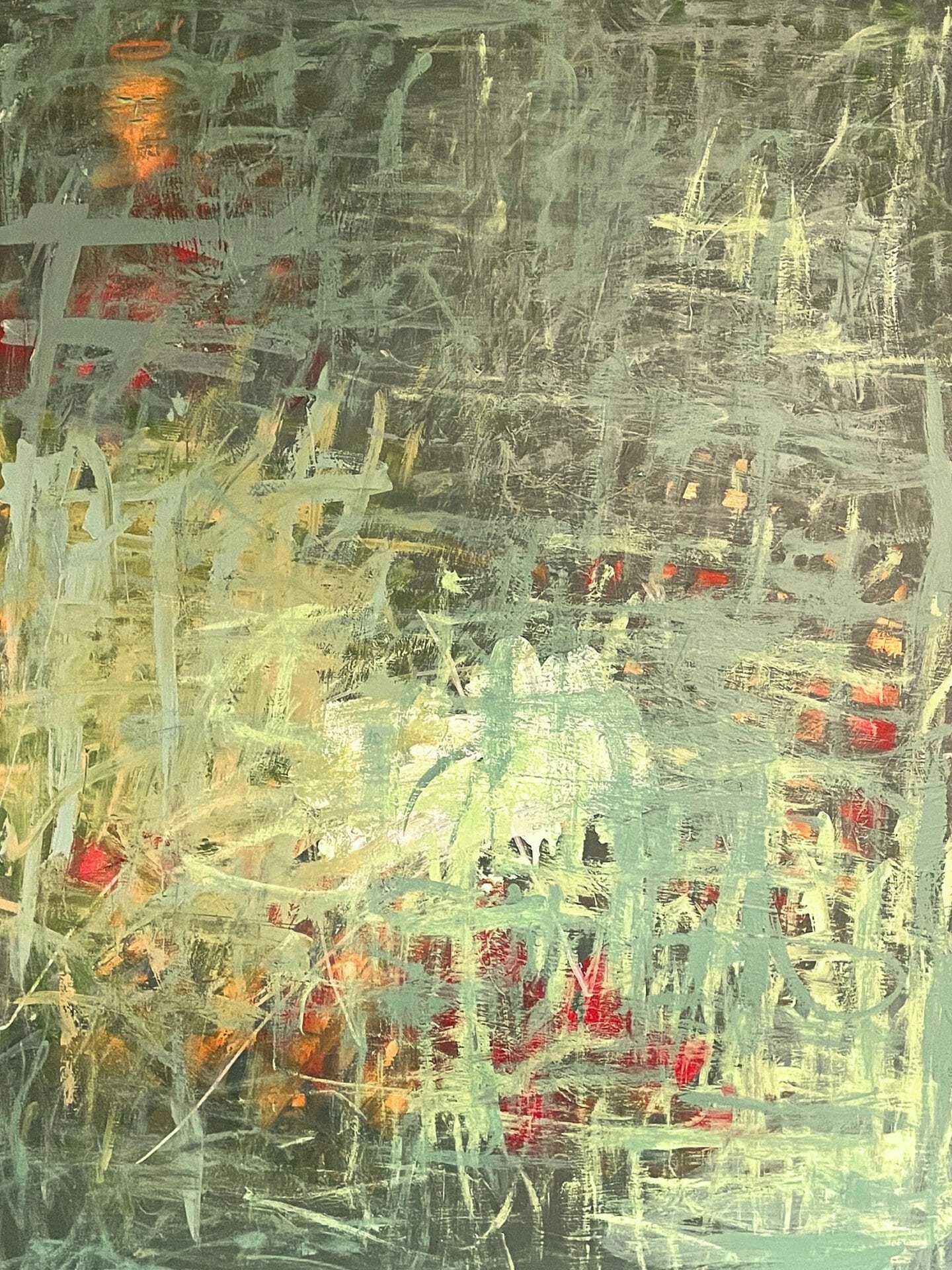 painting close-up