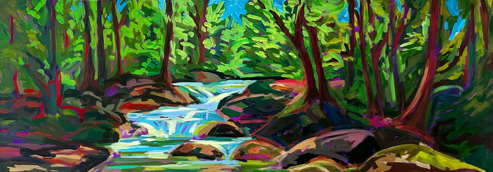 painting close-up