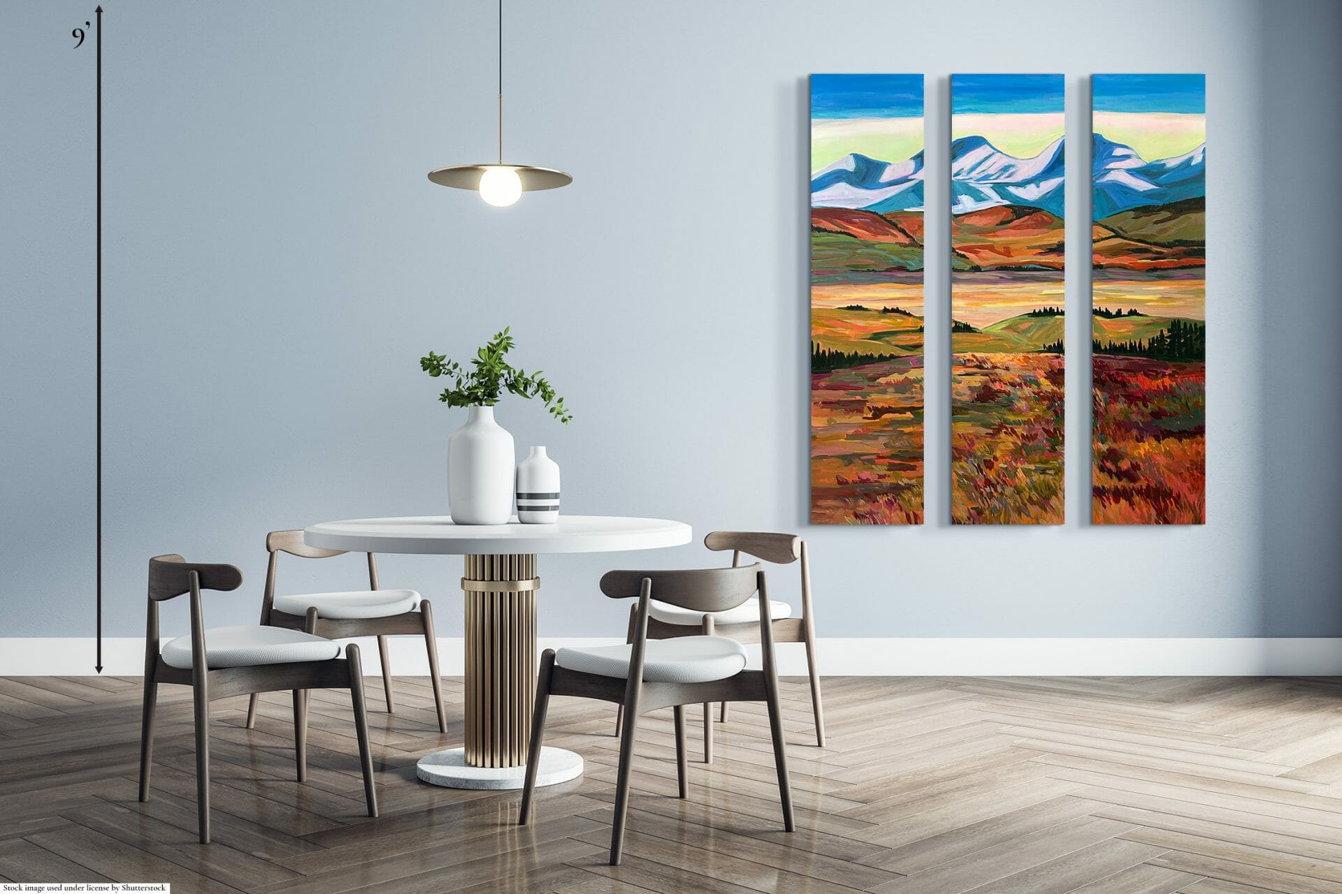 paintings in interior