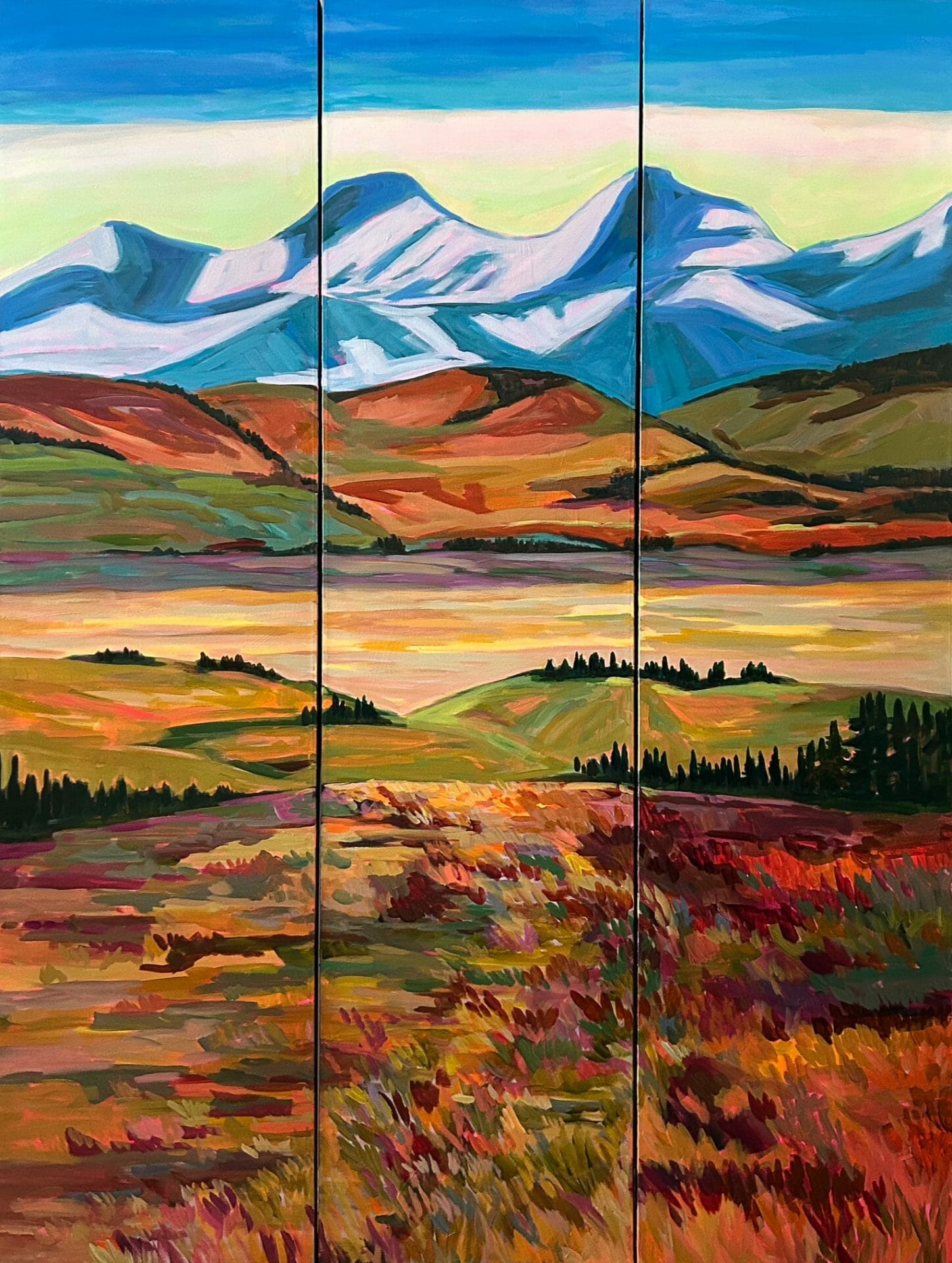 painting close-up