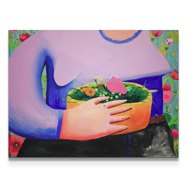 painting on white background