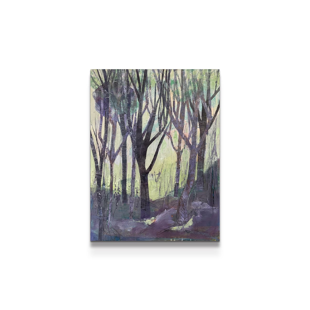 painting on white background
