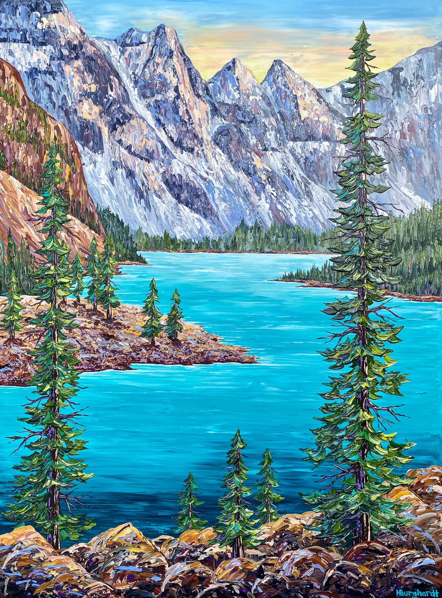 painting close up