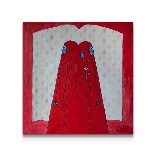 painting on white background