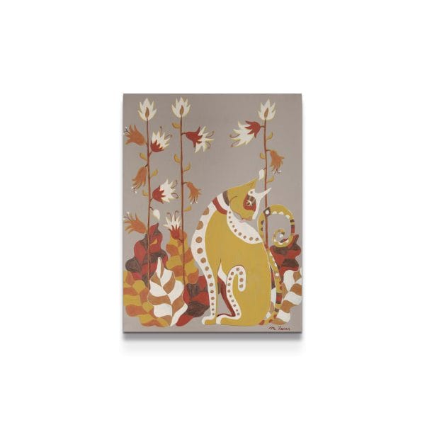 painting on white background