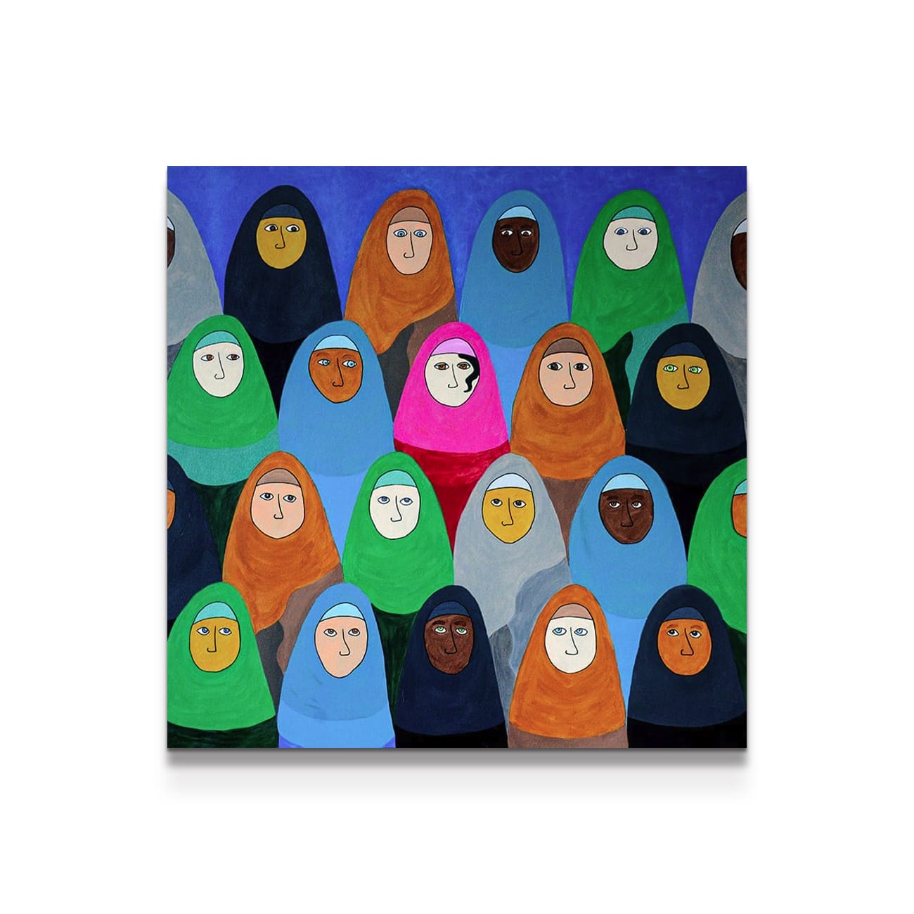 painting on white background