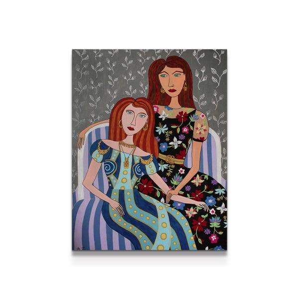 painting on white background