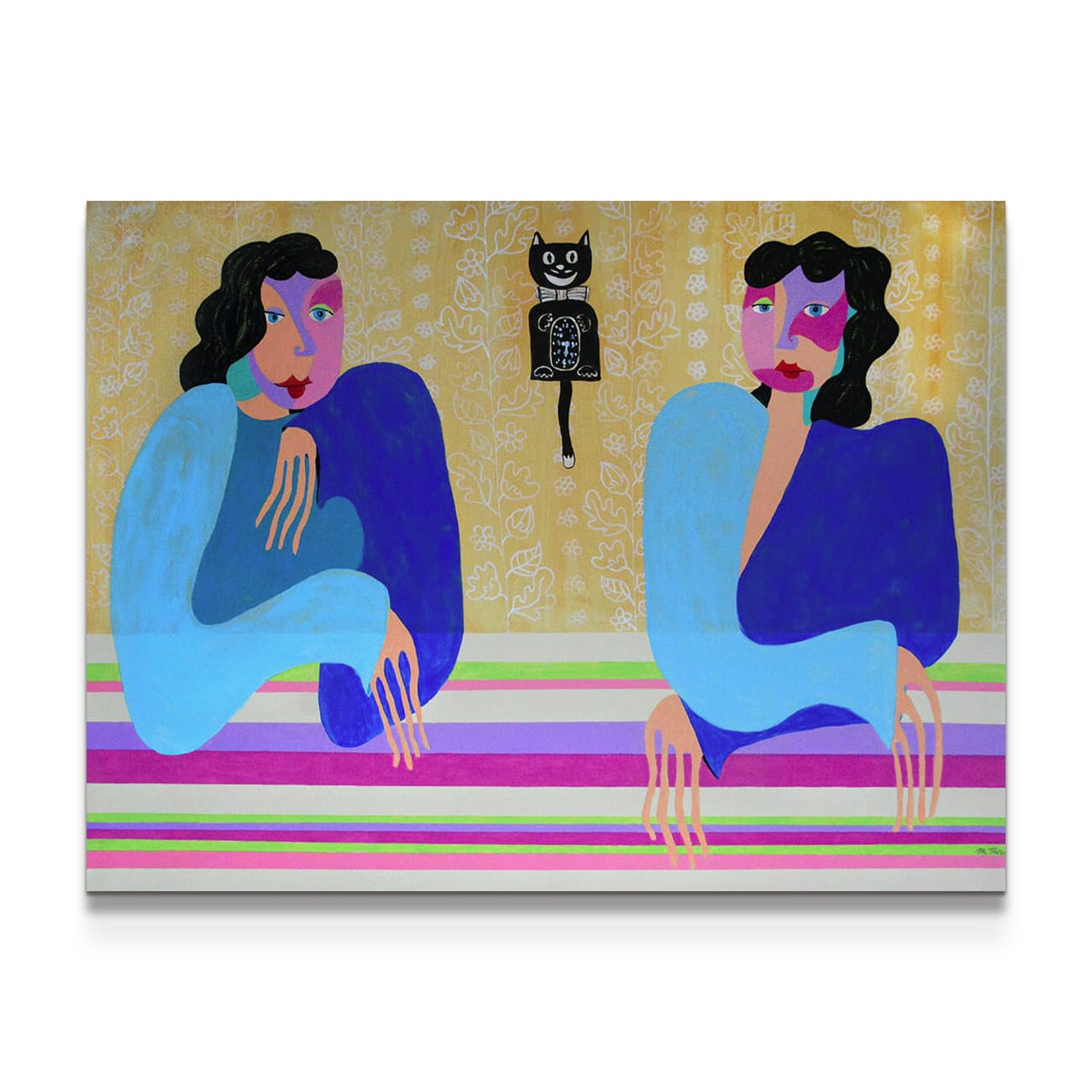 painting on white background