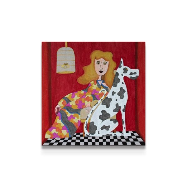 painting on white background