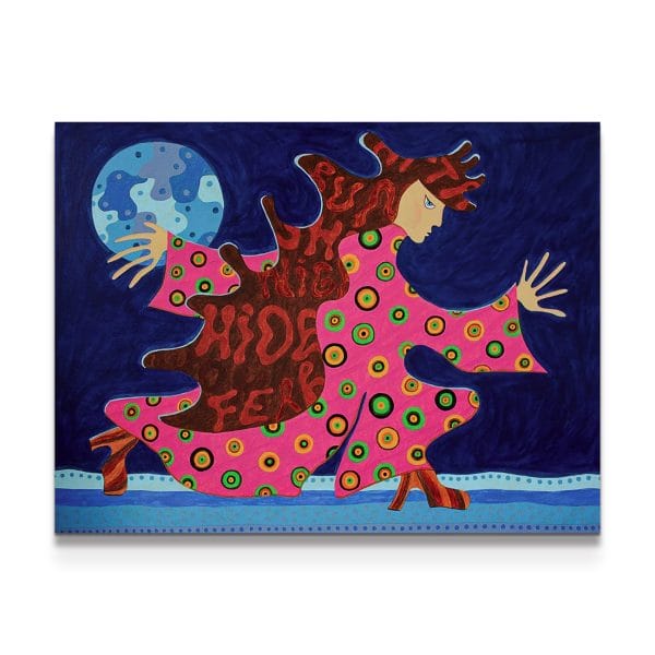painting on white background