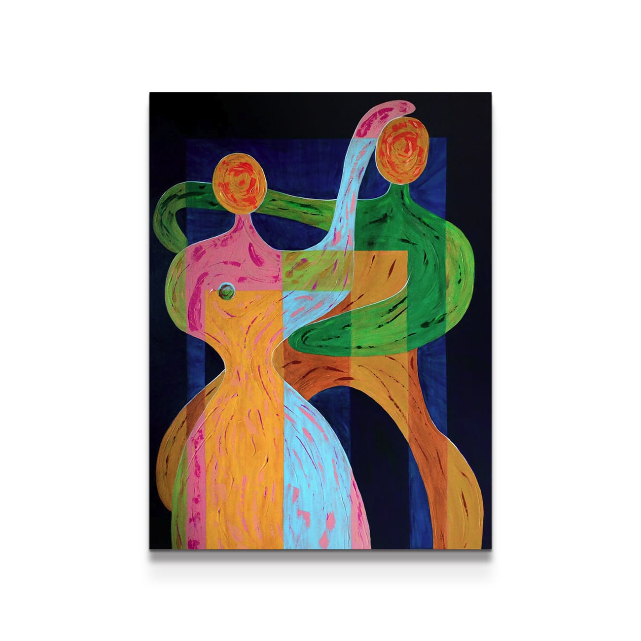 painting on white background