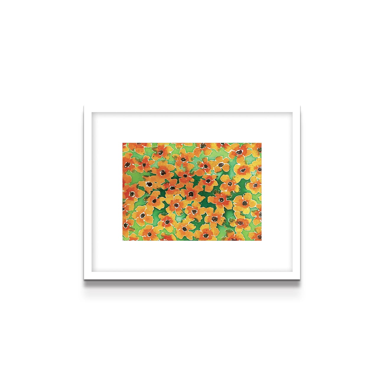 painting on white background