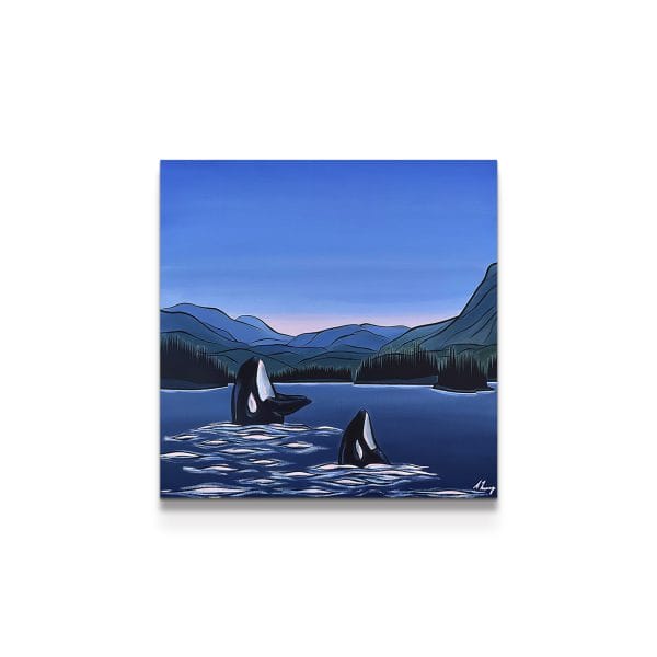 painting on white background