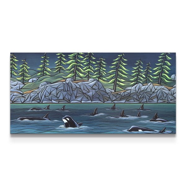 painting on white background