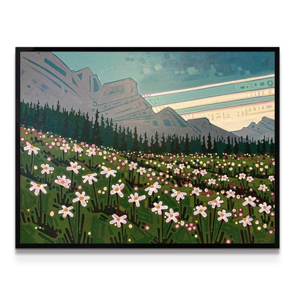 painting on white background