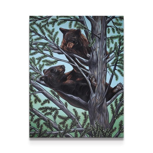 painting on white background