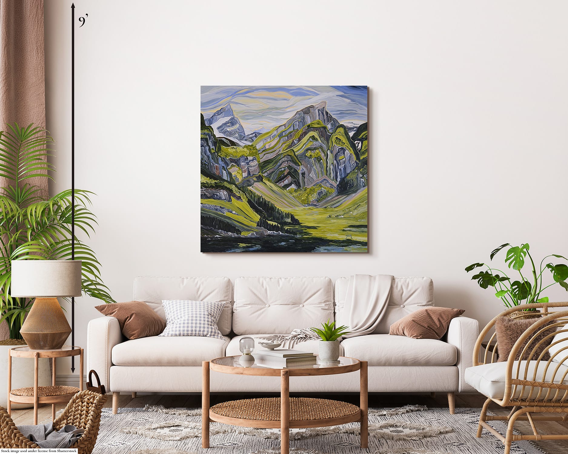 painting in interior