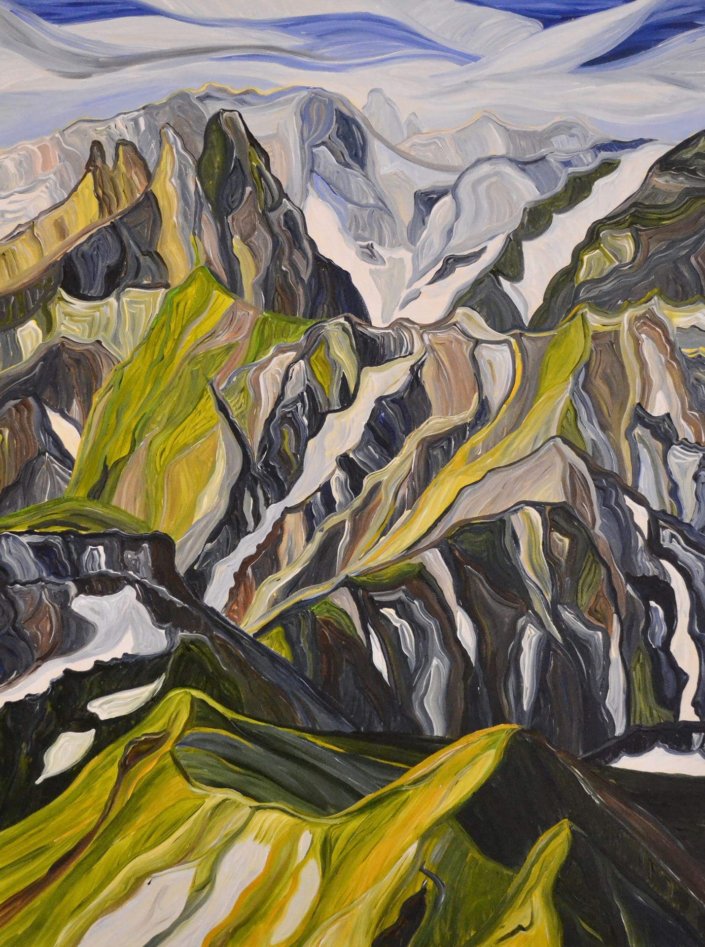 painting close-up