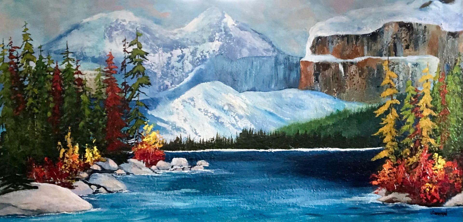 painting close up