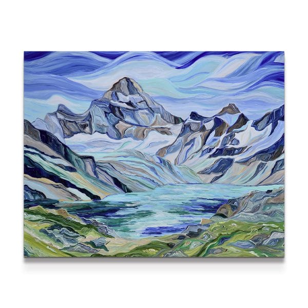 painting on white background