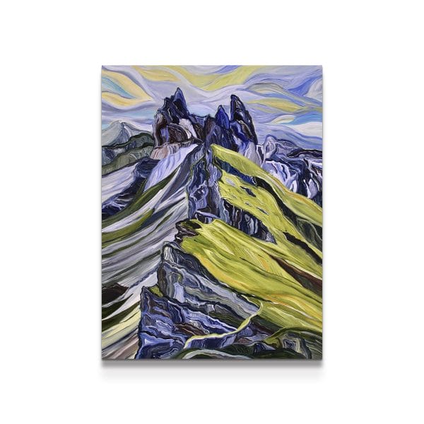 painting on white background