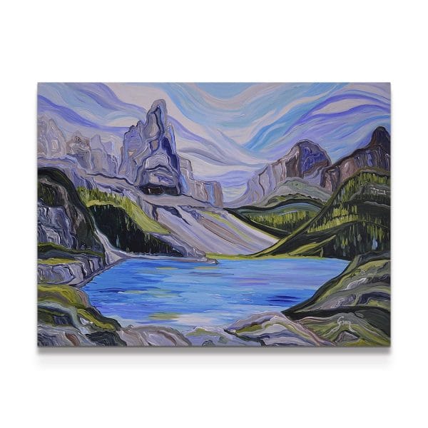 painting on white background