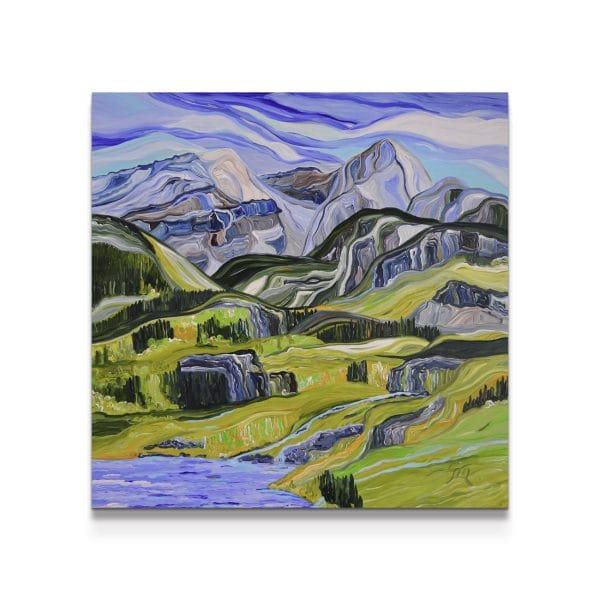 painting on white background