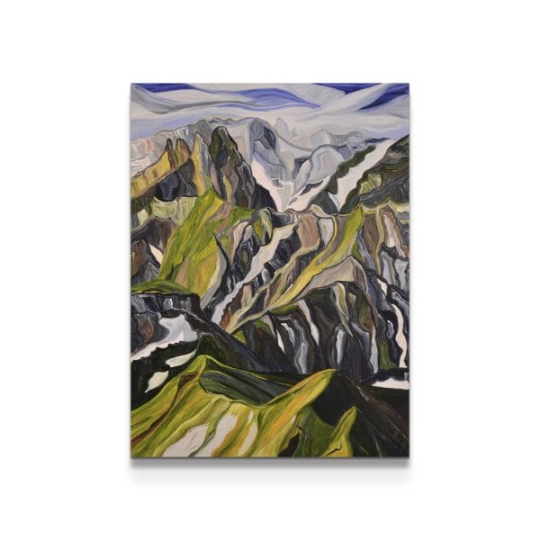 painting on white background