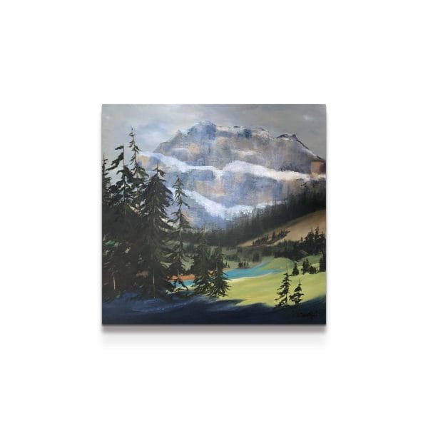 painting on white background