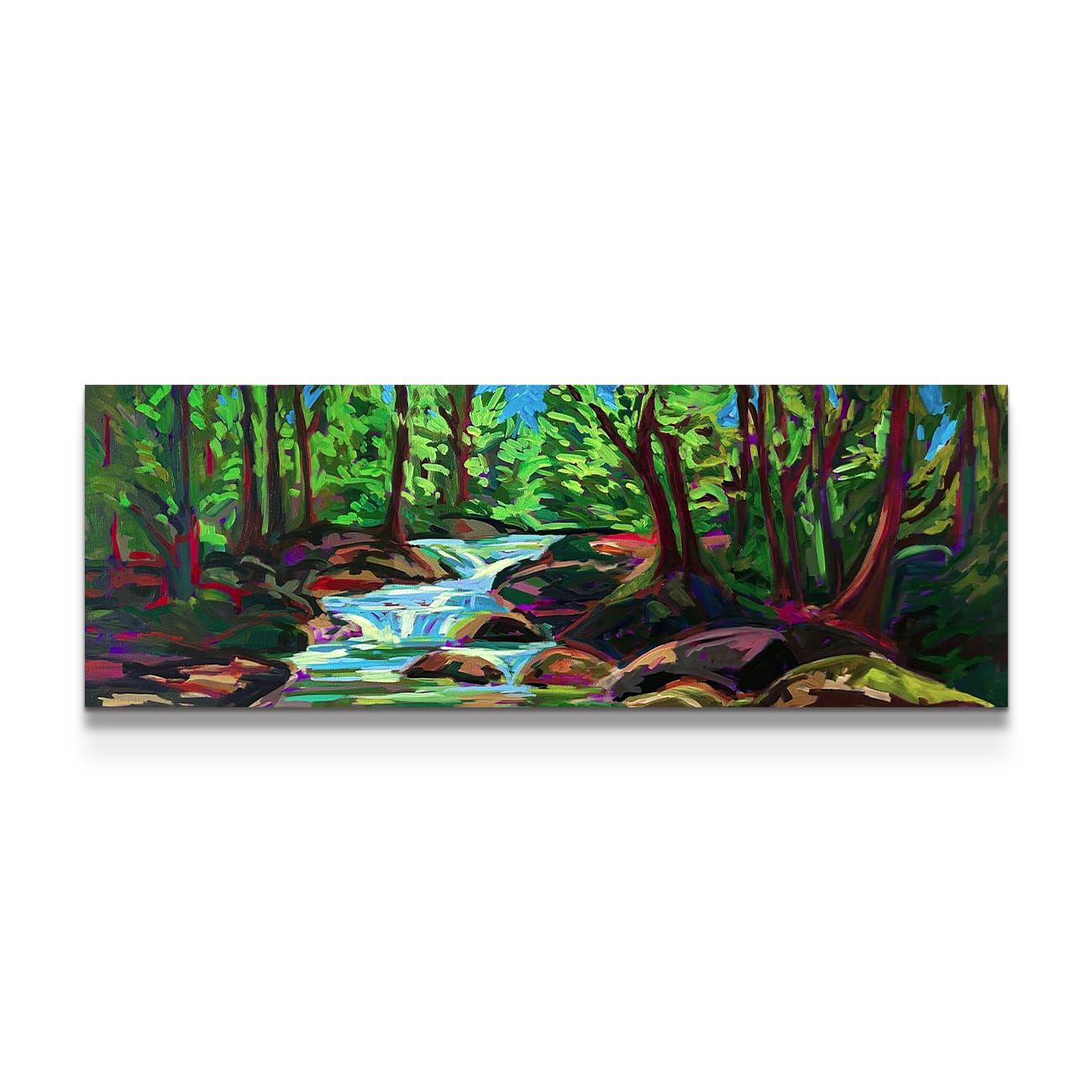 painting on white background