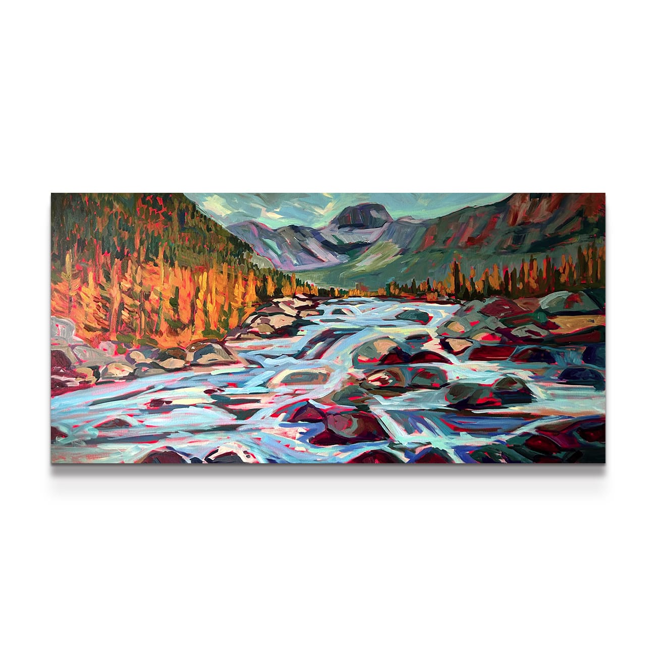 painting on white background