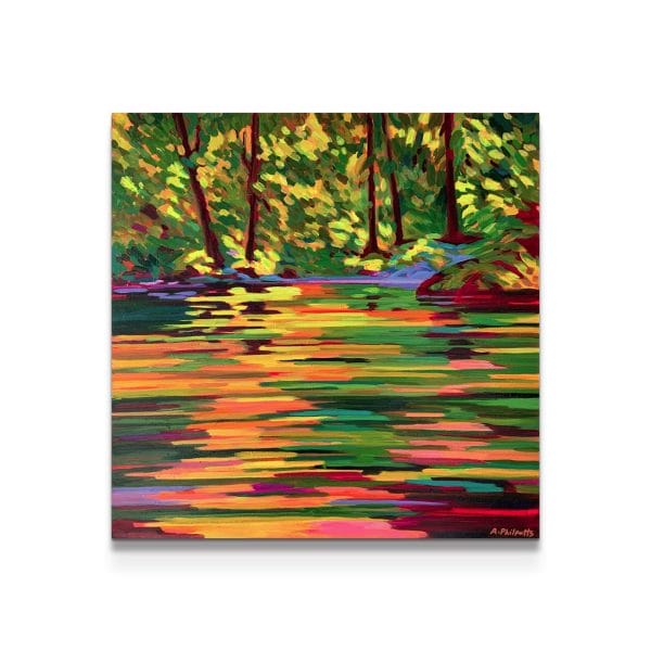painting on white background