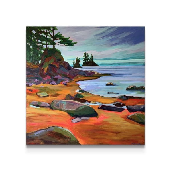painting on white background
