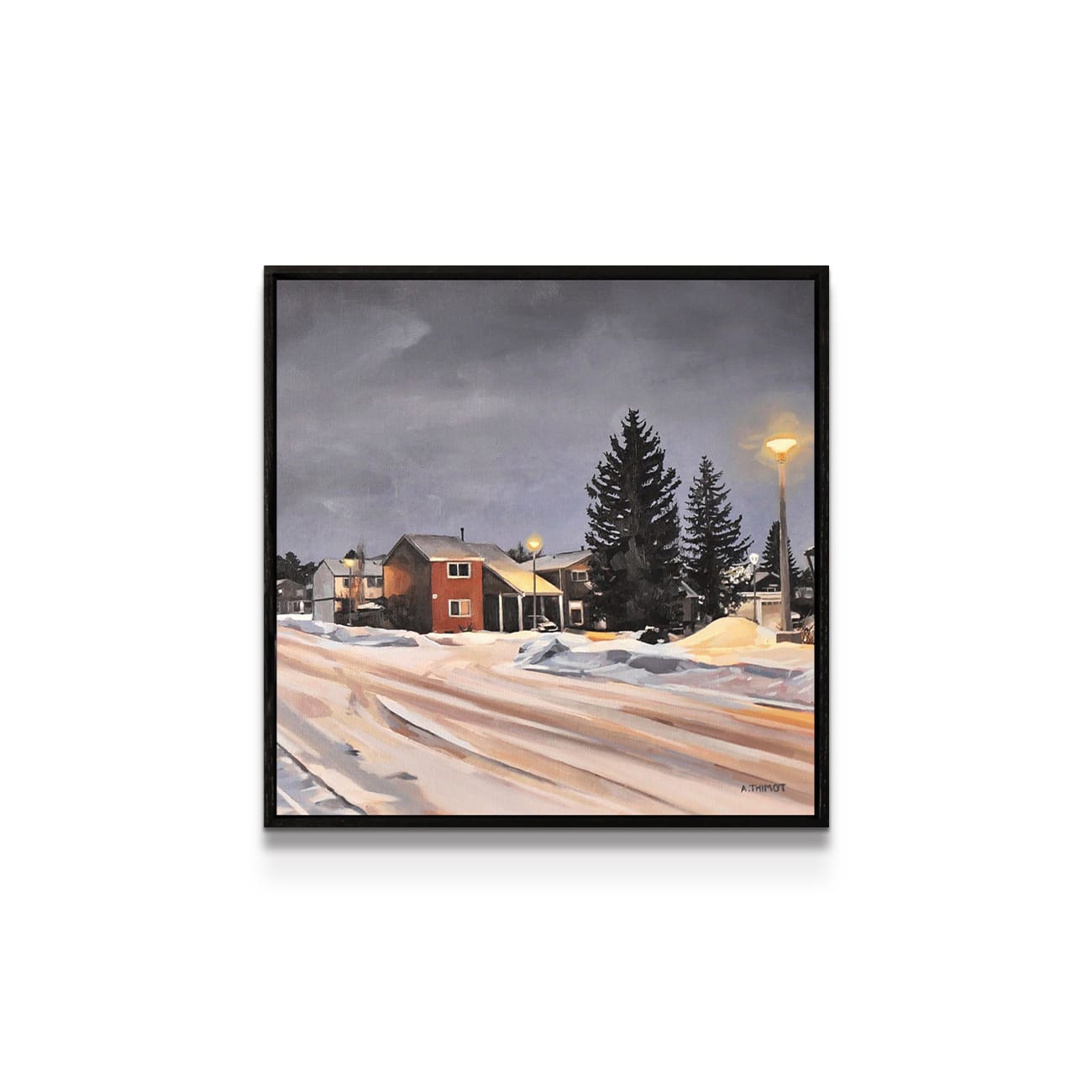 painting on white background